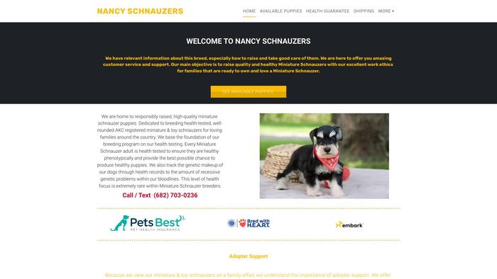 Nancyschnauzers.online - Schnauzer Puppy Scam Review