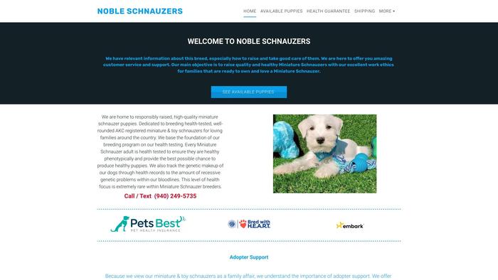 Nobleschnauzers.online - Schnauzer Puppy Scam Review