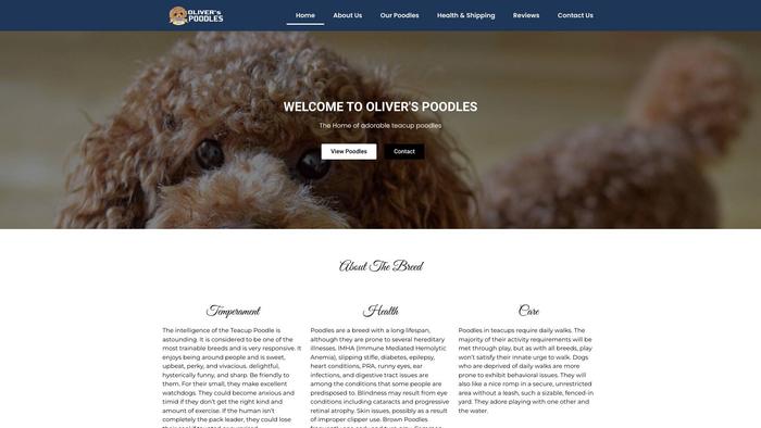 Oliverspoodles.com - Poodle Puppy Scam Review