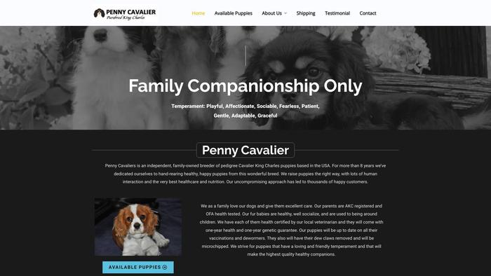 Pennykingcharles.com - Cavalier King Charles Spaniel Puppy Scam Review