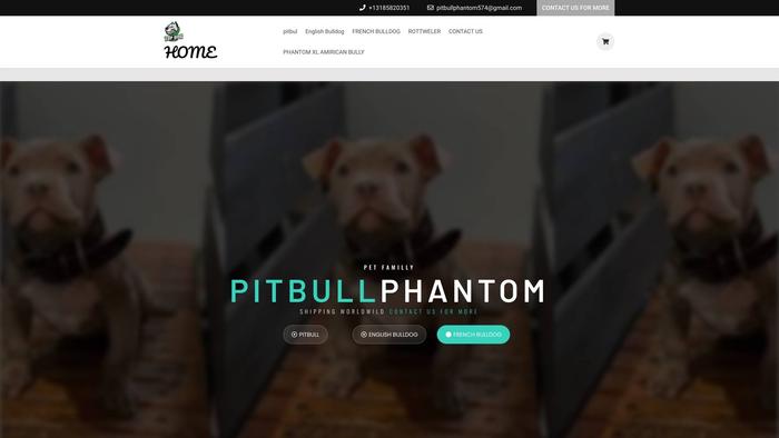 Pitbullphantom.store - Pit Bull Puppy Scam Review