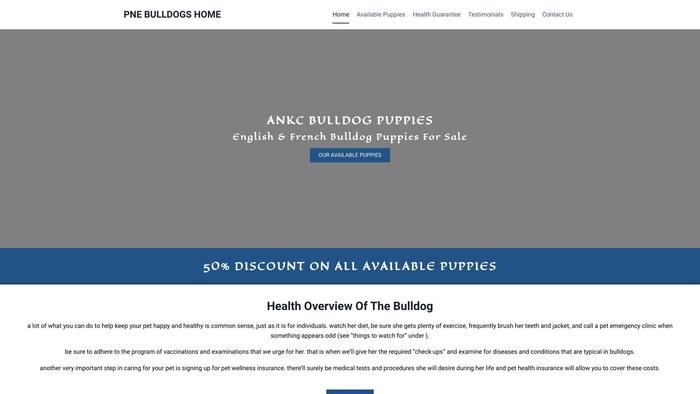 Pnebulldogshome.com - Bulldog Puppy Scam Review