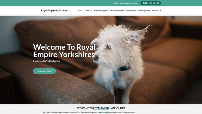 Royalempireyorkshires.com - Yorkshire Terrier Puppy Scam Review