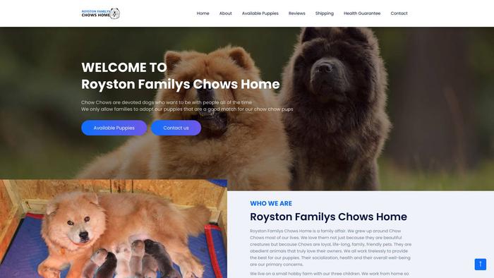 Roystonfamilyschowshome.com - Chowchow Puppy Scam Review