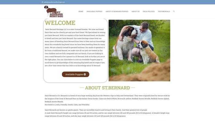 Saintbernardheritage.com - Saint Bernard Puppy Scam Review