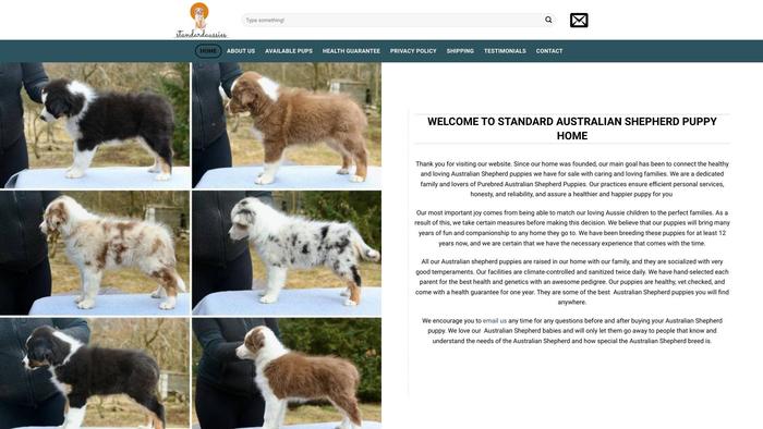 Standardaussies.com - Australian Shepherd Puppy Scam Review