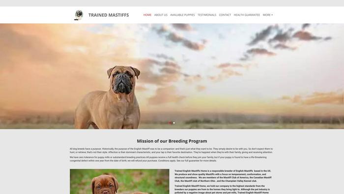 Trainedenglishmastiff.com - Tibetan Mastiff Puppy Scam Review