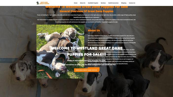 Westlandgreatdanes.com - Great Dane Puppy Scam Review