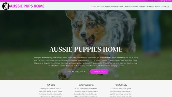 Aussiepupshome.com - Australian Shepherd Puppy Scam Review