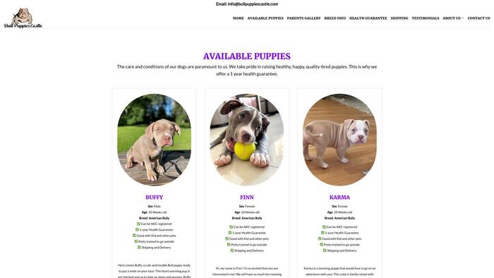 Bullpuppiescastle.com - Pit Bull Puppy Scam Review