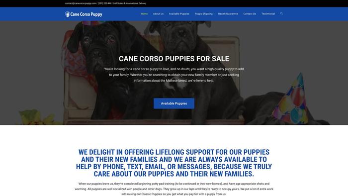 Canecorso-puppy.com - Cane Corso Puppy Scam Review