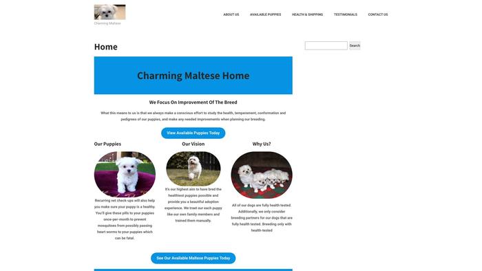 Charmingmaltesehome.com - Maltese Puppy Scam Review