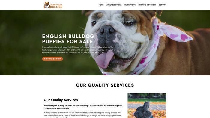 Crownenglishbullies.com - English Bulldog Puppy Scam Review