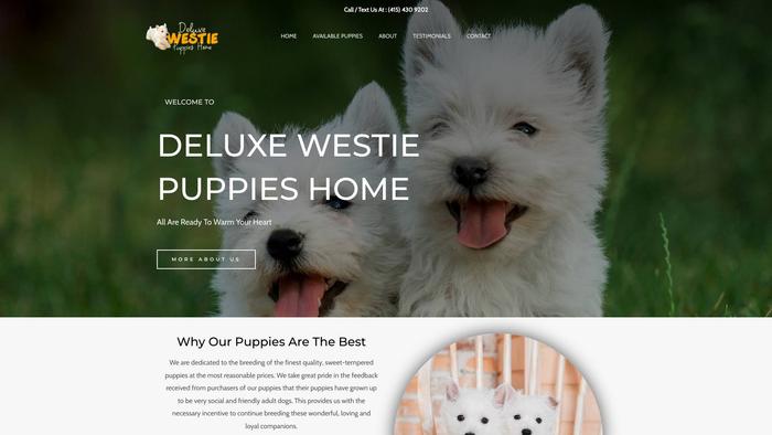 Deluxewestiepuppieshome.com - Terrier Puppy Scam Review