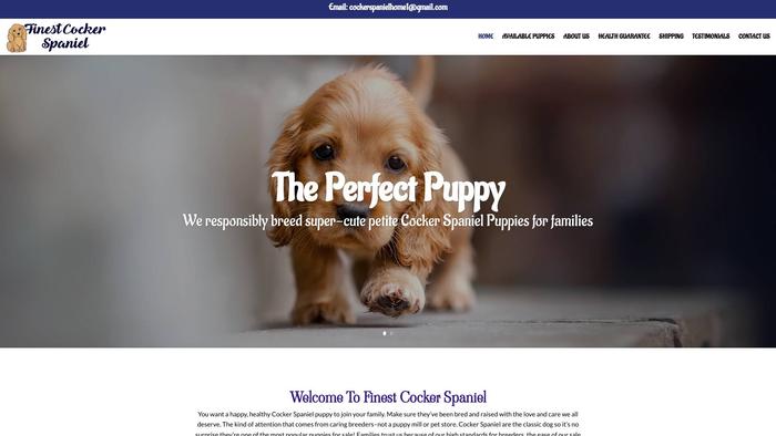 Finestcockerspaniel.com - Cockerspaniel Puppy Scam Review