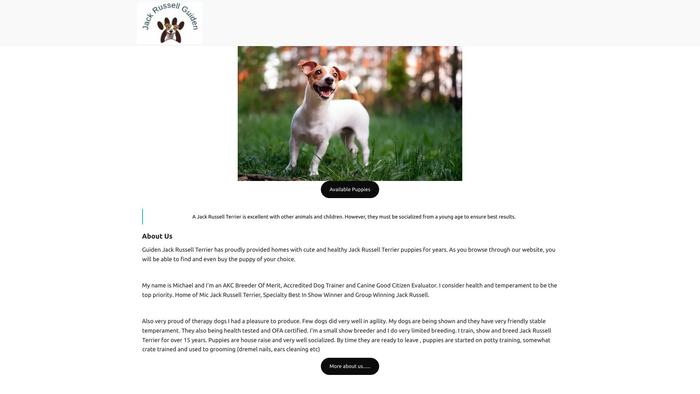 Guidenjackrussell.store - Jack Russell Terrier Puppy Scam Review