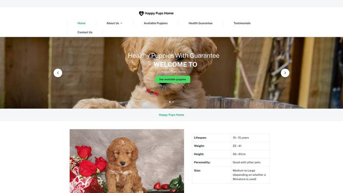 Happypupshome.com - Cavapoo Puppy Scam Review