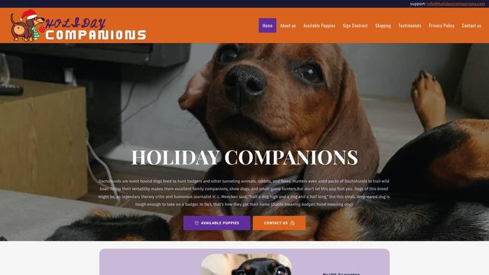 Holidayycompanions.com - Dachshund Puppy Scam Review