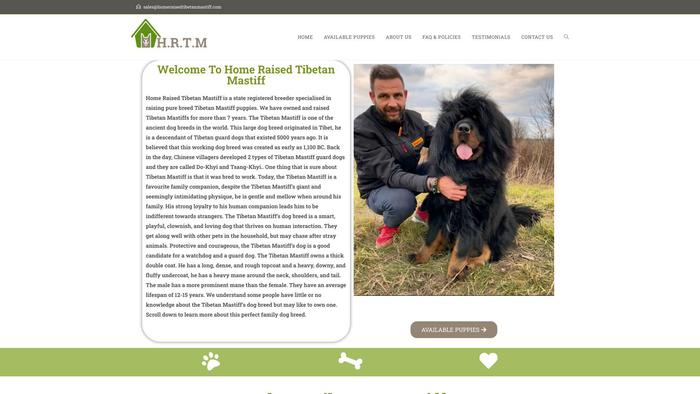 Homeraisedtibetanmastiff.com - Tibetan Mastiff Puppy Scam Review