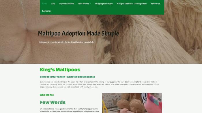 Kingsnugglers.site - Maltipoo Puppy Scam Review