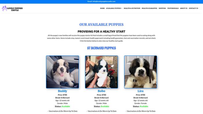 Lovelypuppiescastle.com - Chowchow Puppy Scam Review