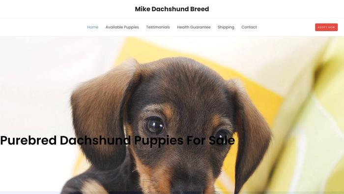 Mikedachshundbreed.com - Dachshund Puppy Scam Review