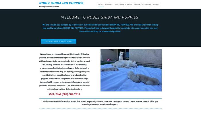 Nobleshibainupups.online - Shibhainu Puppy Scam Review