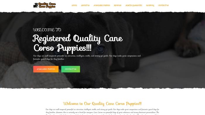 Qualitycanecorsopuppies.com - Cane Corso Puppy Scam Review