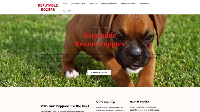 Reputableboxers.com - Boxer Puppy Scam Review