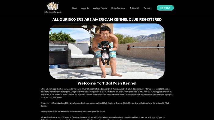 Tidalelegantpuppies.com - Boxer Puppy Scam Review