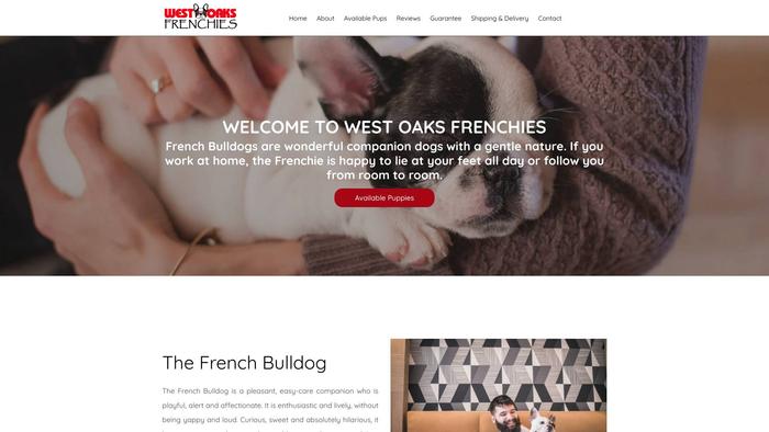 Westoaksfrenchies.com - French Bulldog Puppy Scam Review