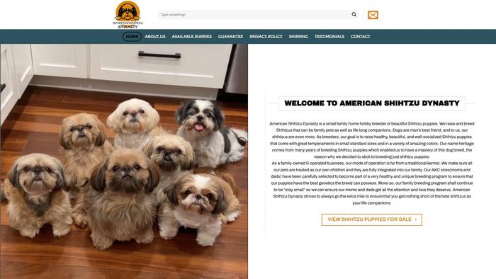 Americanshihtzudynasty.com - Shihtzu Puppy Scam Review