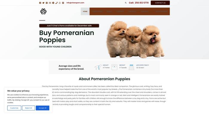 Charspom.com - Pomeranian Puppy Scam Review