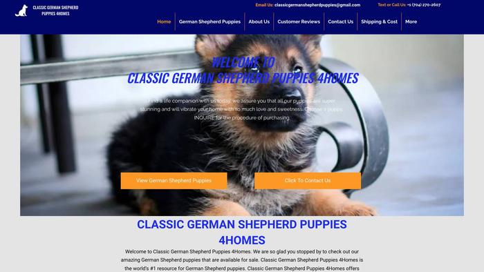 Classicgermanshepherdpups.com - Germanshepherd Puppy Scam Review