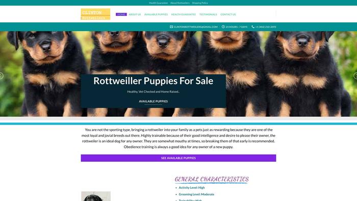 Clintonrottweilers.com - Rottweiler Puppy Scam Review