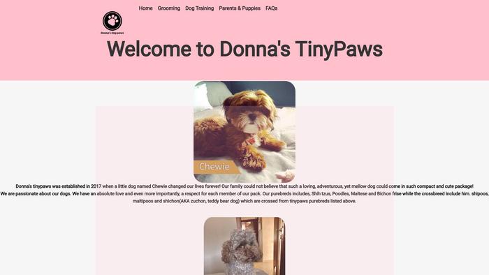 Donnatinypaws.com - Cavapoo Puppy Scam Review