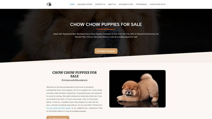 Eminenceinabundance.com - Chowchow Puppy Scam Review