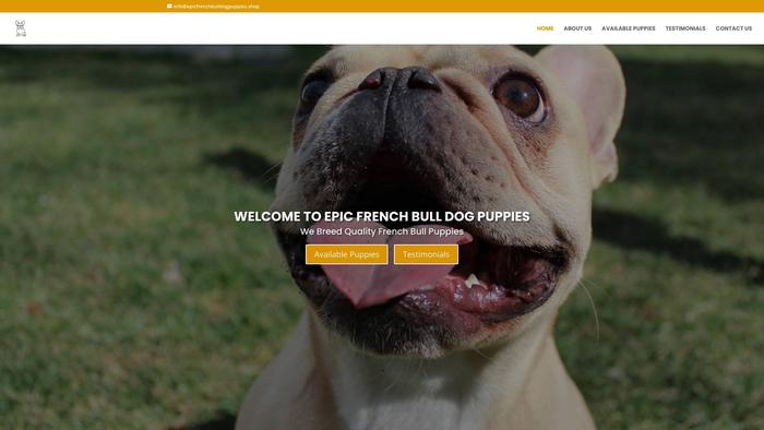 Epicfrenchbulldogpuppies.shop - French Bulldog Puppy Scam Review