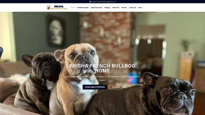 Erishafrenchbulldoghome.com - French Bulldog Puppy Scam Review