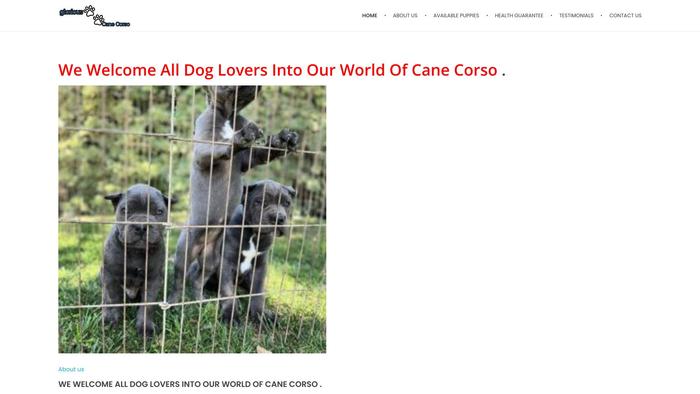 Gloriouscanecorsopuppies.com - Cane Corso Puppy Scam Review