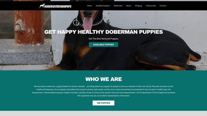 Heavensdobermanpups.com - Doberman Pinscher Puppy Scam Review