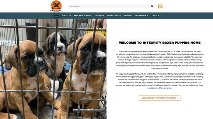 Integrityboxer.com - Boxer Puppy Scam Review