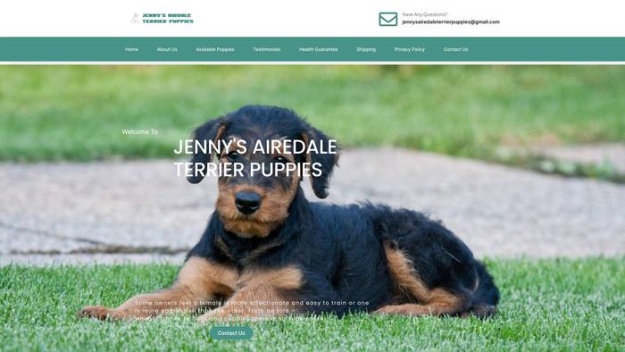 Jennysairedaleterrier.com - Terrier Puppy Scam Review