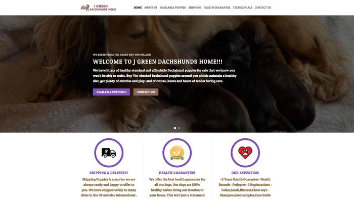 Jgreendachshundshome.com - Dachshund Puppy Scam Review