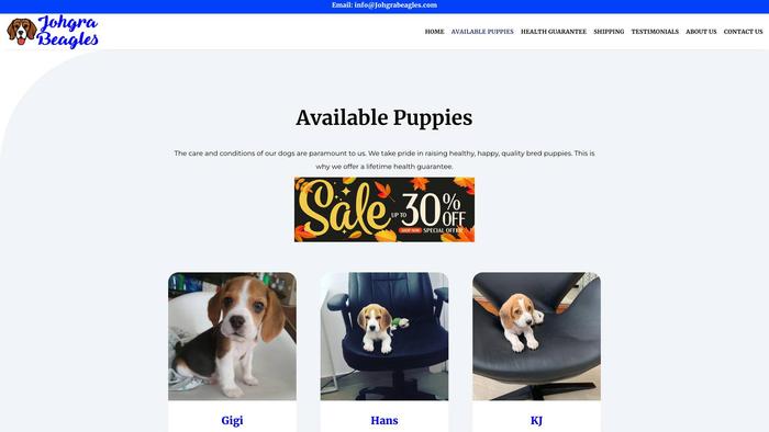 Johgrabeagles.com - Beagle Puppy Scam Review