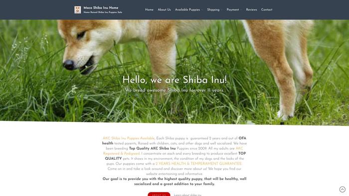 Mbahmacoshibainu.com - Shibhainu Puppy Scam Review