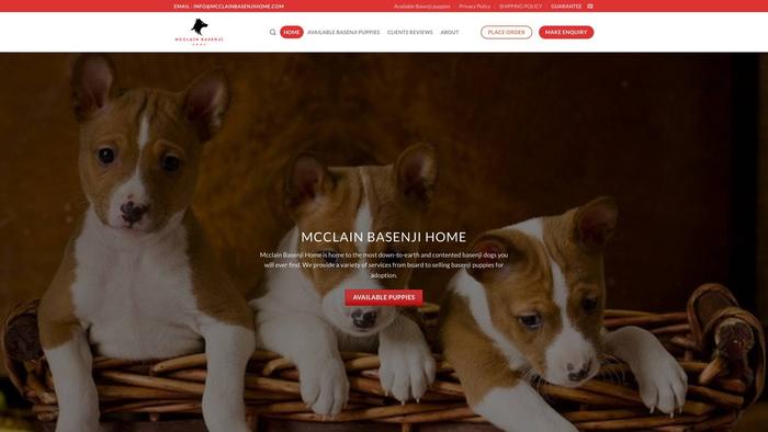 Mcclainbasenjihome.com - Basenji Puppy Scam Review