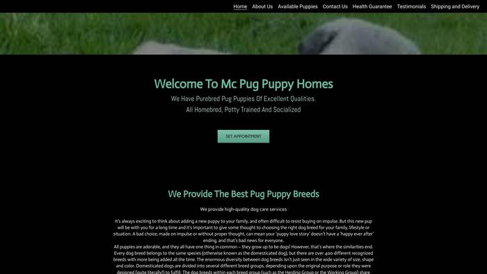 Mcpugpuppyhomes.com - Pug Puppy Scam Review