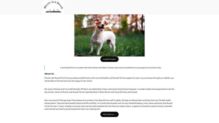 Miraclejackrussell.store - Jack Russell Terrier Puppy Scam Review