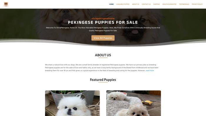 Oliviapekingesehome.com - Pekingese Puppy Scam Review